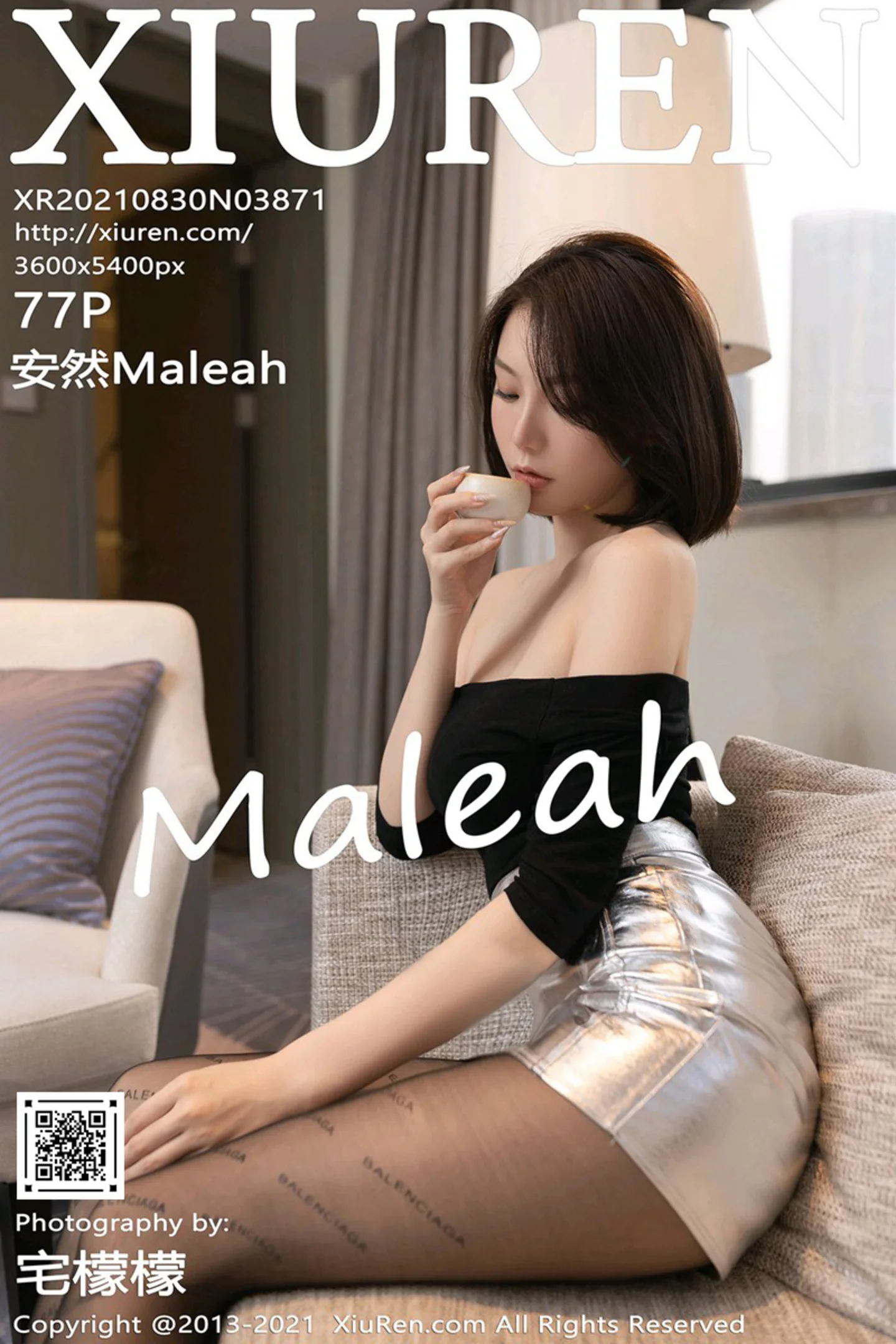 [XiuRen秀人网]No.3871_模特安然Maleah人妻主题私房半脱露超薄黑丝裤袜秀翘臀诱惑写真77P-秀人网 - XiuRen.Space